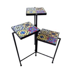 5029936997999 1 Marrakesh Mosaic 3 Tier Metal Plant Stand.jpg
